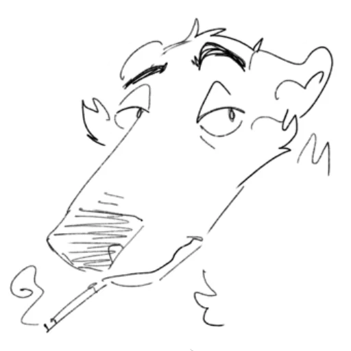 Стикер долбоносик