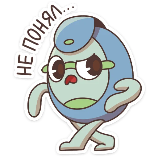 Стикер Ботя и Рюк