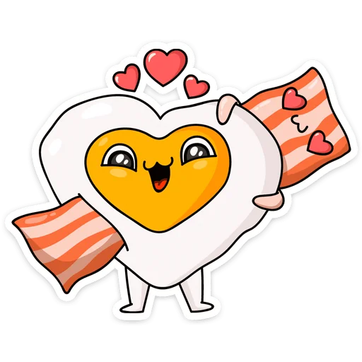 Стикер Завтрак