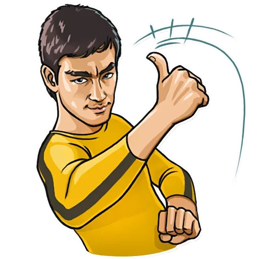 Стикер Bruce Lee