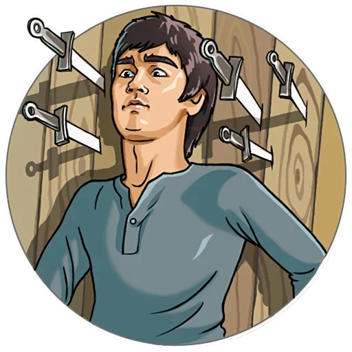 Стикер Bruce Lee