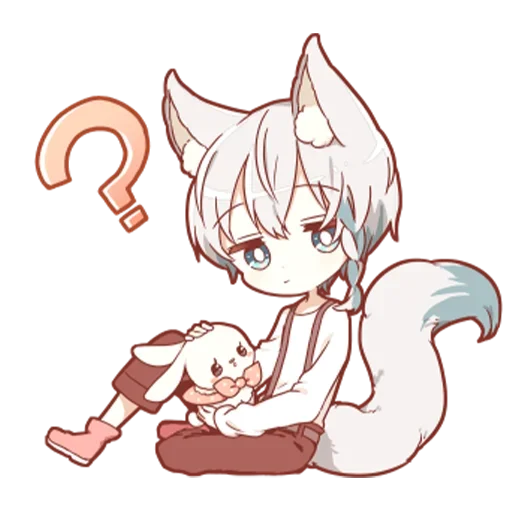 Стикер Зайчик кун