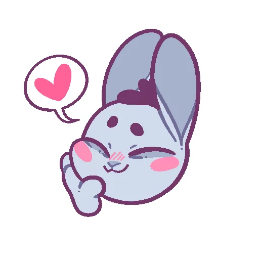 Стикер bunsticksbymarsh