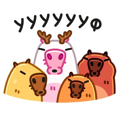 Стикер Снежная Пиби