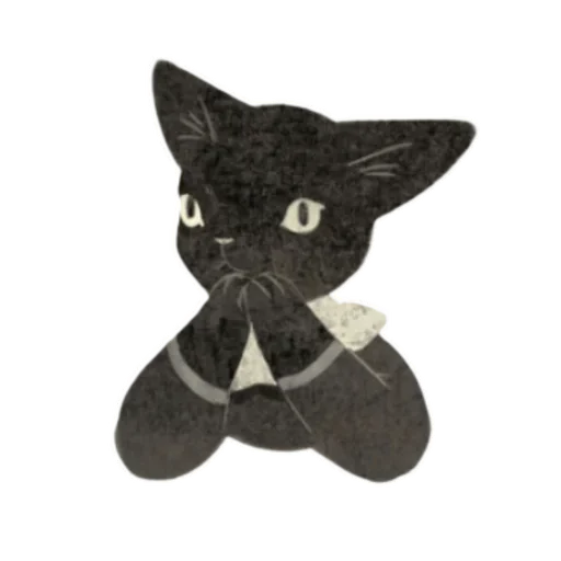 Стикер Cat and Rabbit in Wonderland