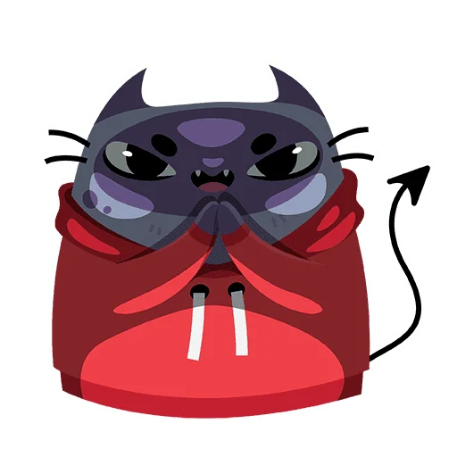 Стикер Wasd Cat