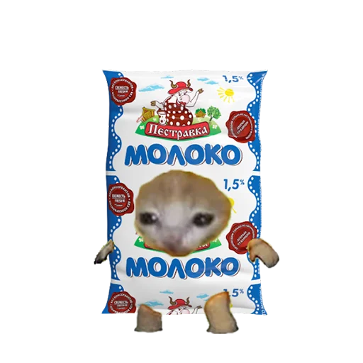 Стикер котики напитки