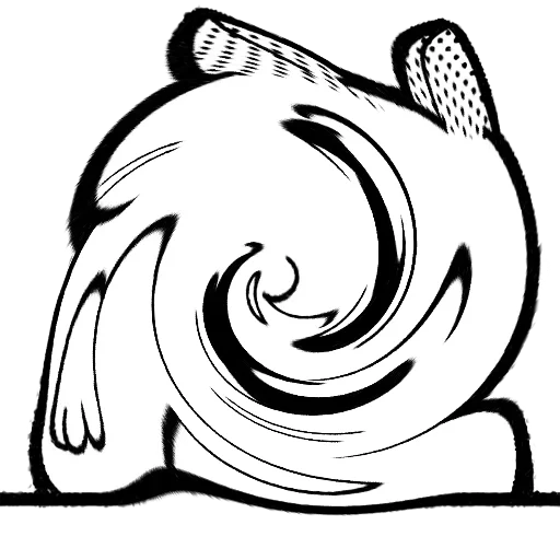 Стикер Catting cat