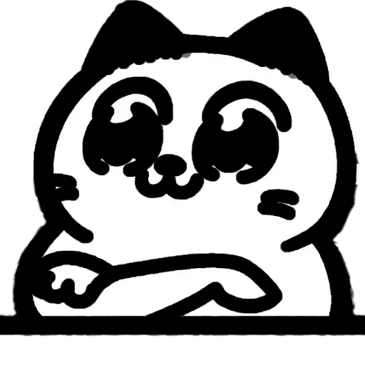 Стикер Catting cat