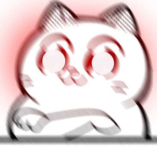 Стикер Catting cat