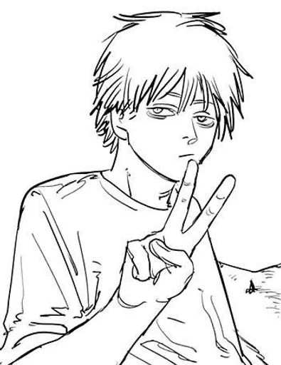 Стикер Chainsaw Man