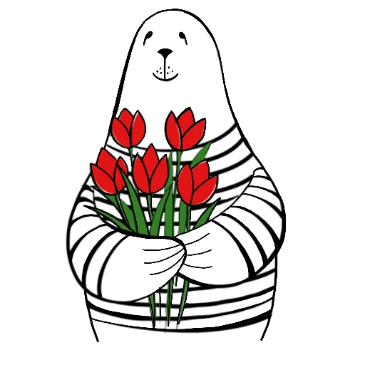 Стикер ТюЛень