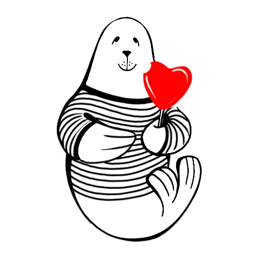 Стикер ТюЛень