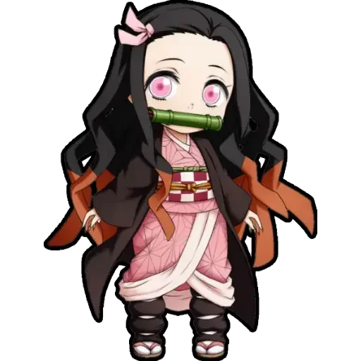 Стикер chibi anime character