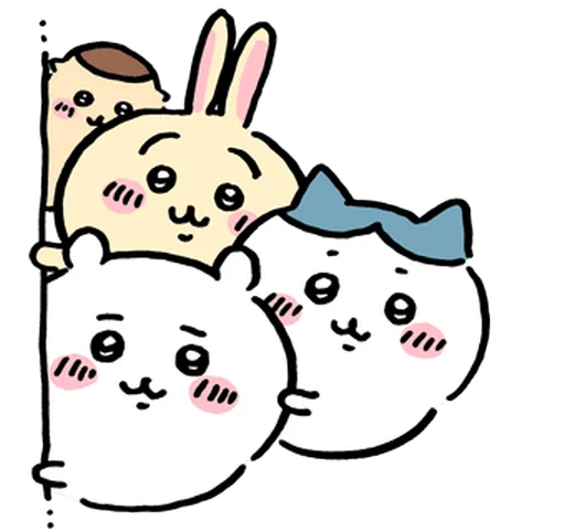 Стикер chiikawa and friends