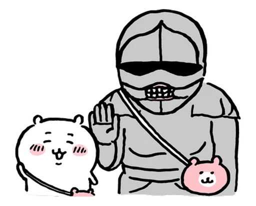 Стикер chiikawa and friends