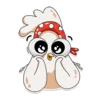 Стикер Chiken Valentina