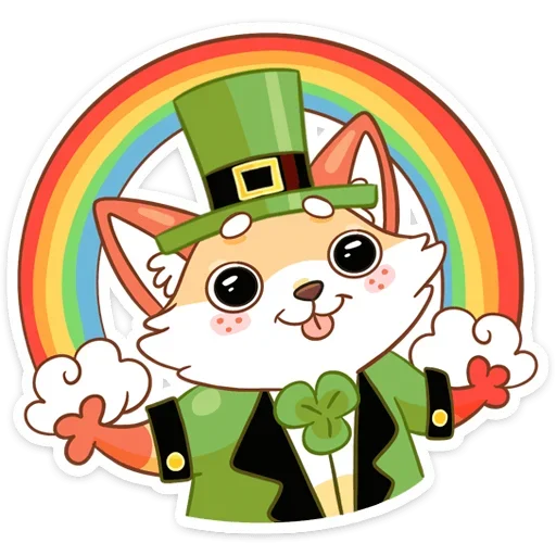 Стикер Клеверок