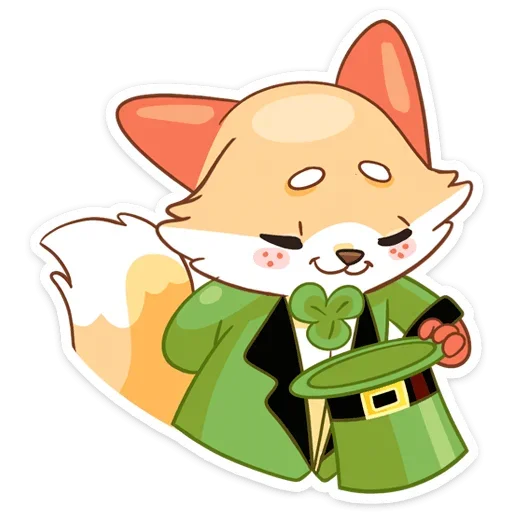 Стикер Клеверок