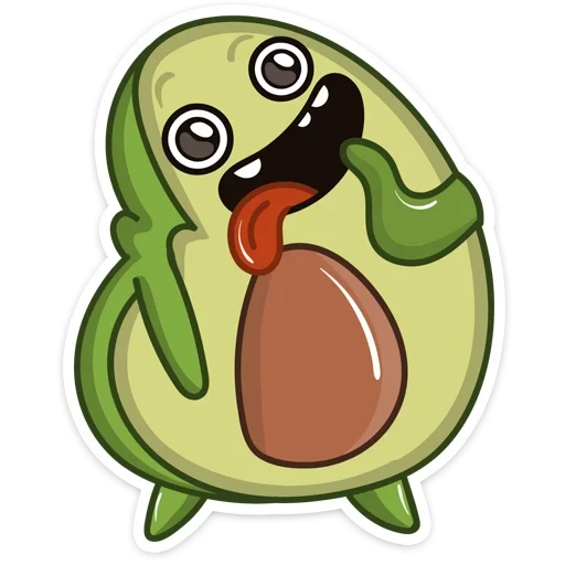 Стикер Авокадик