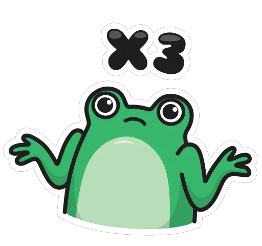 Стикер Фрогге