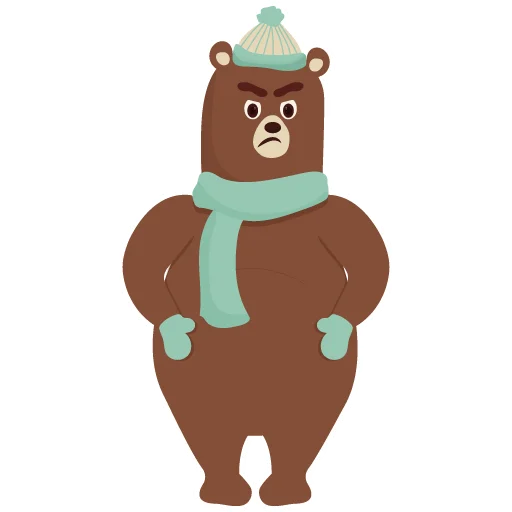 Стикер bear
