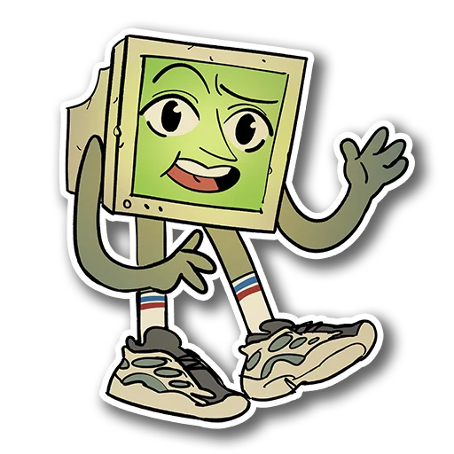 Стикер EGOR COMPIK MASKOT