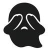 Эмодзи Сool ghost