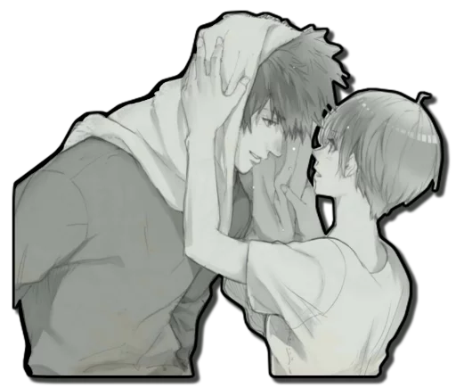 Стикер ANIME COUPLES [รקร]