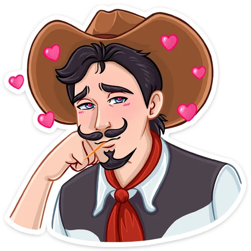 Стикер Ковбой Клинт