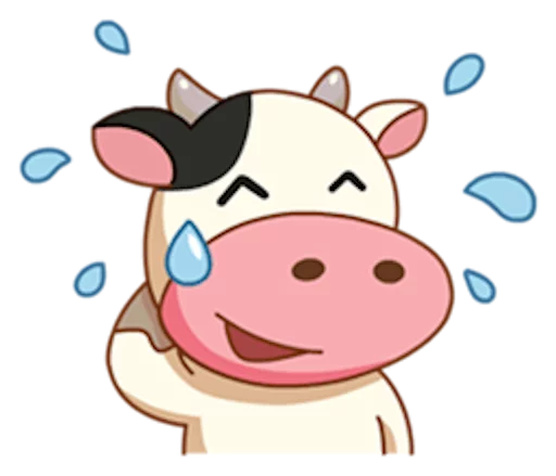 Стикер Momo Cow