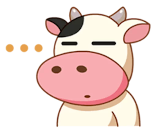 Стикер Momo Cow