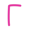 Эмодзи Pink alphabet