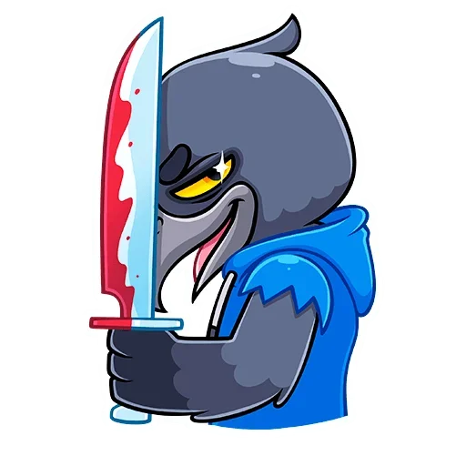 Стикер Ворон Кру