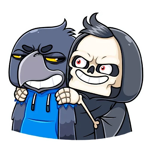 Стикер Ворон Кру