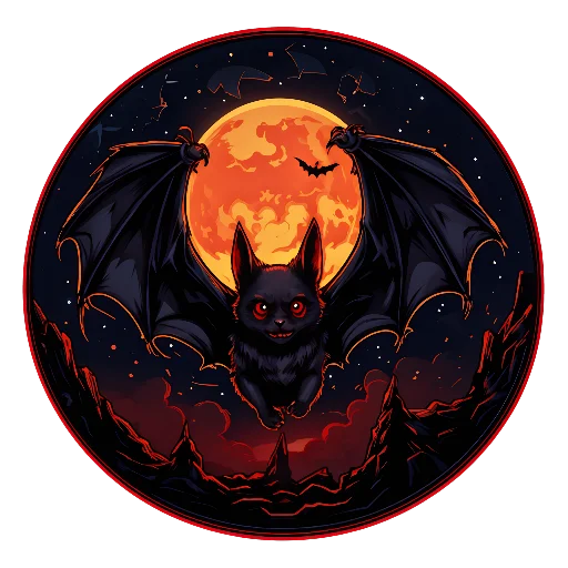 Стикер crypto dracula