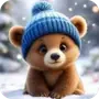 Эмодзи Милые зимние животные