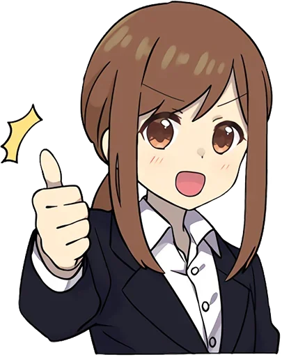 Стикер Cute Girl