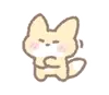 Стикер лисенок