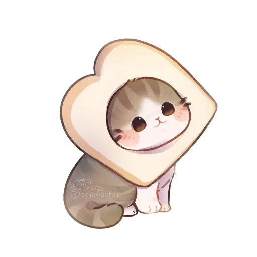 Стикер cute cats more wens