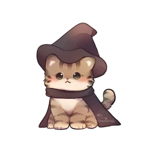 Стикер cute cats more wens