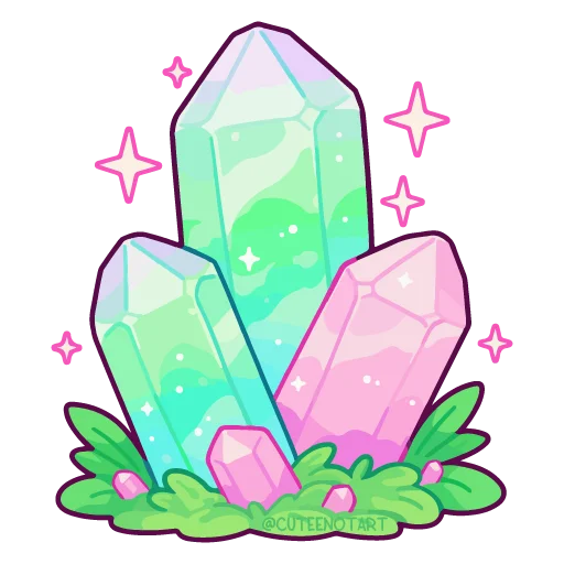 Стикер cute green