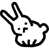 Эмодзи cute rabbit