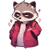 Эмодзи raccoon