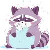 Эмодзи raccoon