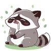 Эмодзи raccoon