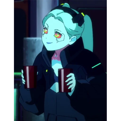 Стикер Cyberpunk Edgerunners Rebecca