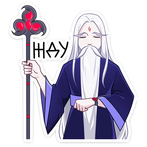 Стикер Тёмный Инь