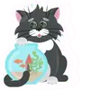 Стикер Dark Cat