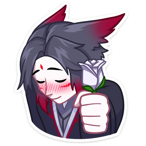 Стикер Тёмные Мари и Хидэ